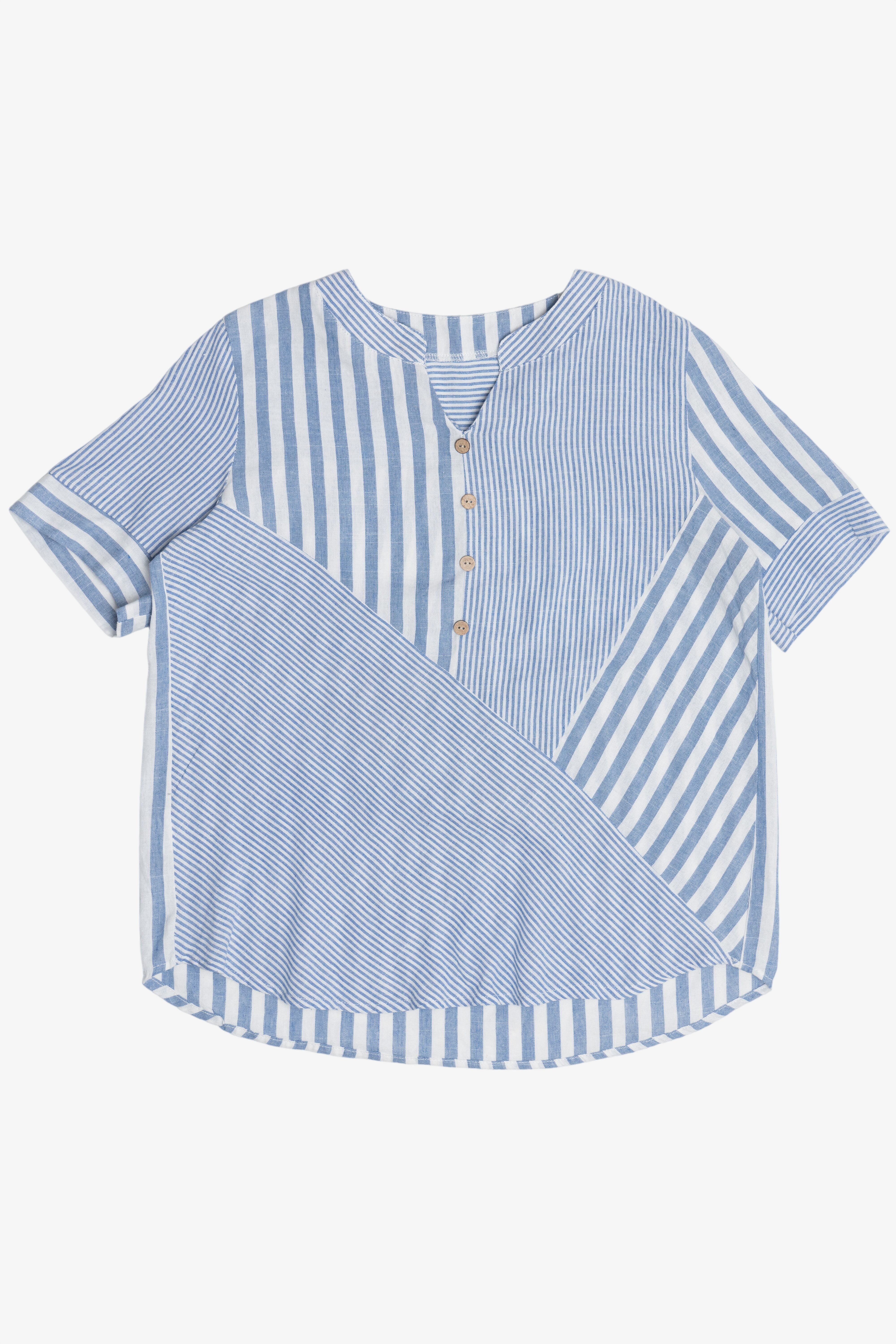 Patchwork Hickory Stripe Top (2010s)