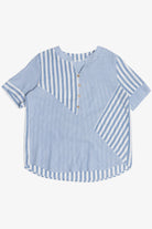 Patchwork Hickory Stripe Top (2010s)