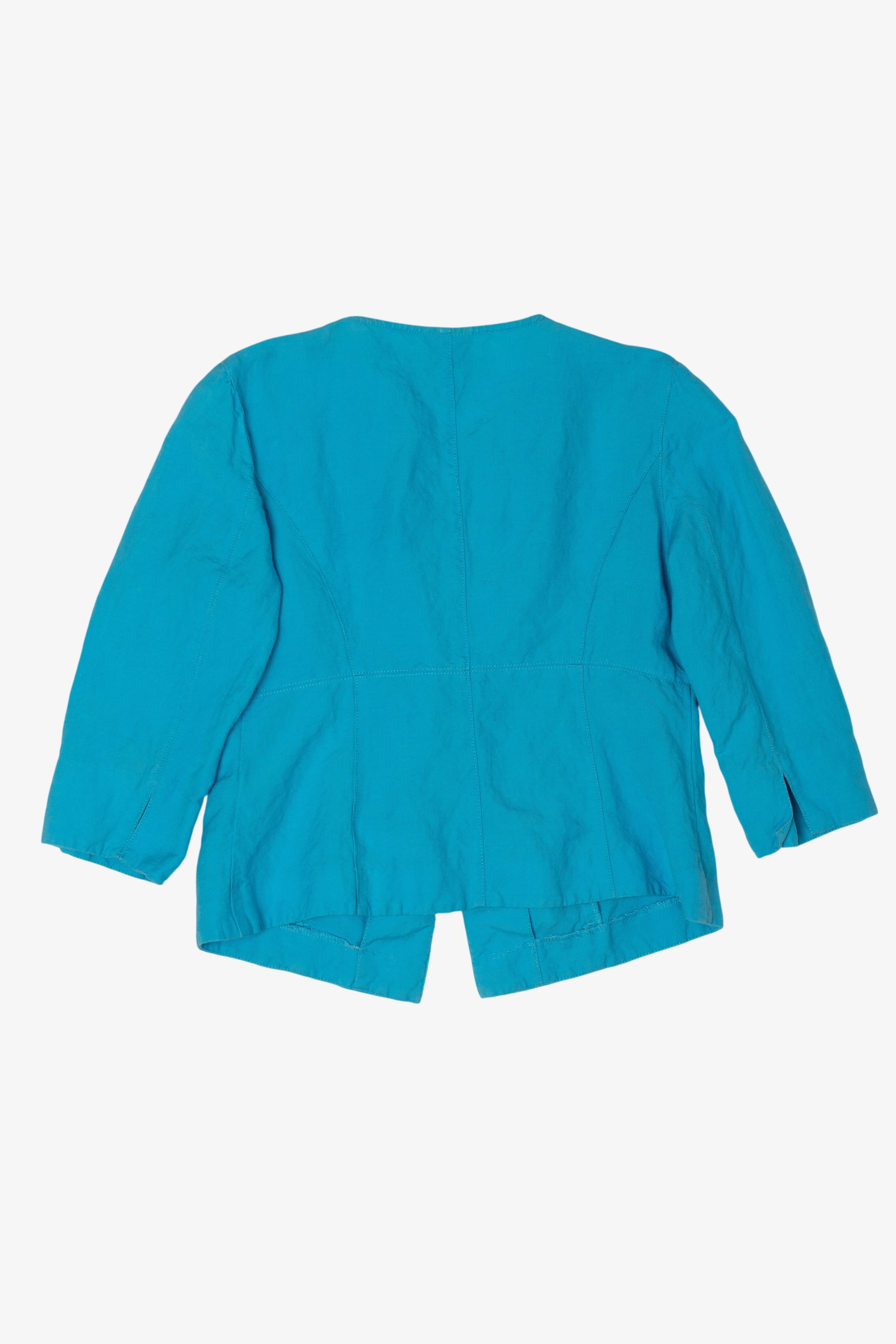 Vintage Y2k Turquoise Beaded Ruby Rd Cardigan (2000s)