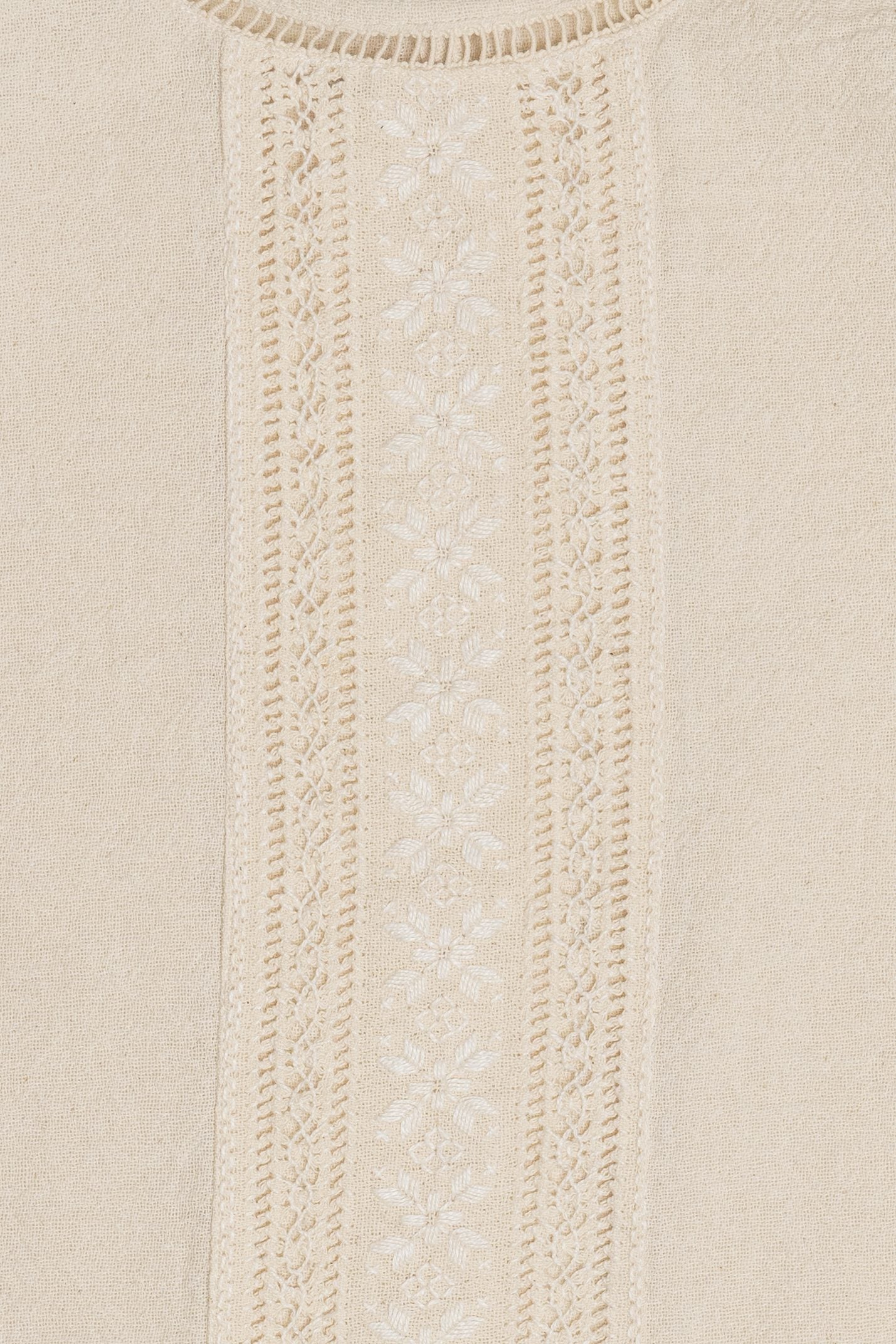 Carolina Giret Lace Detail 3/4 Sleeve Top (2010s)
