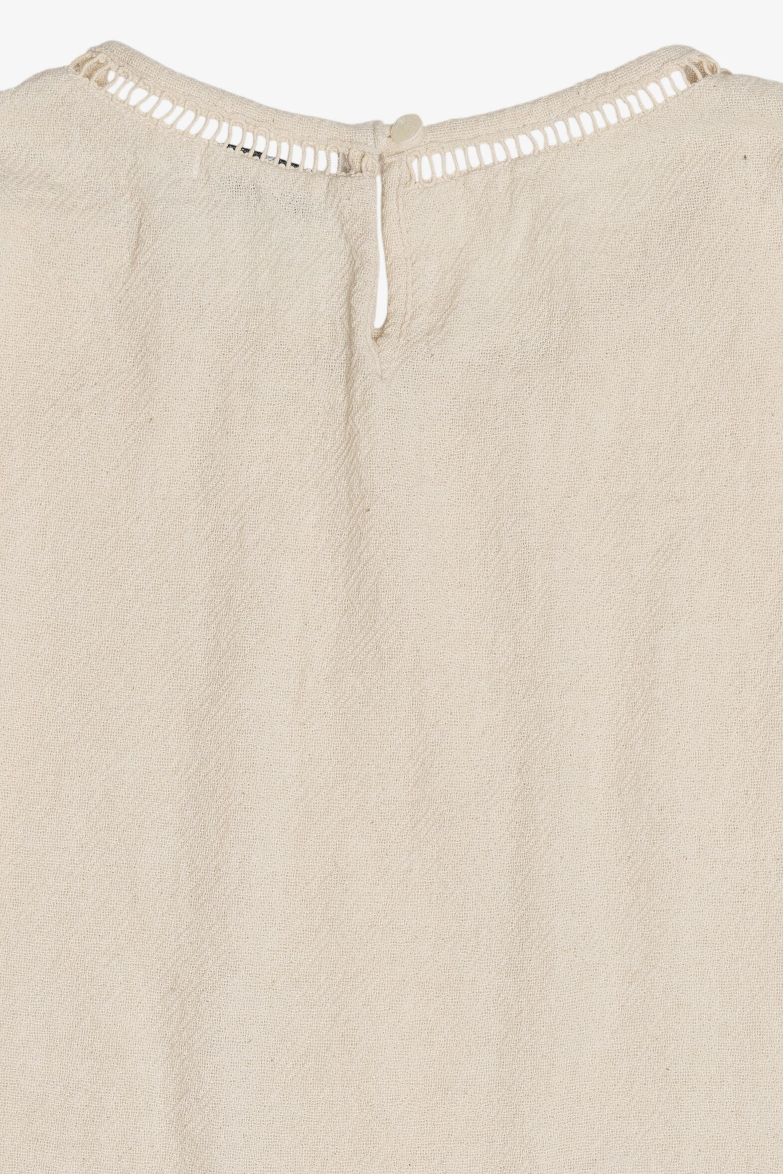 Carolina Giret Lace Detail 3/4 Sleeve Top (2010s)