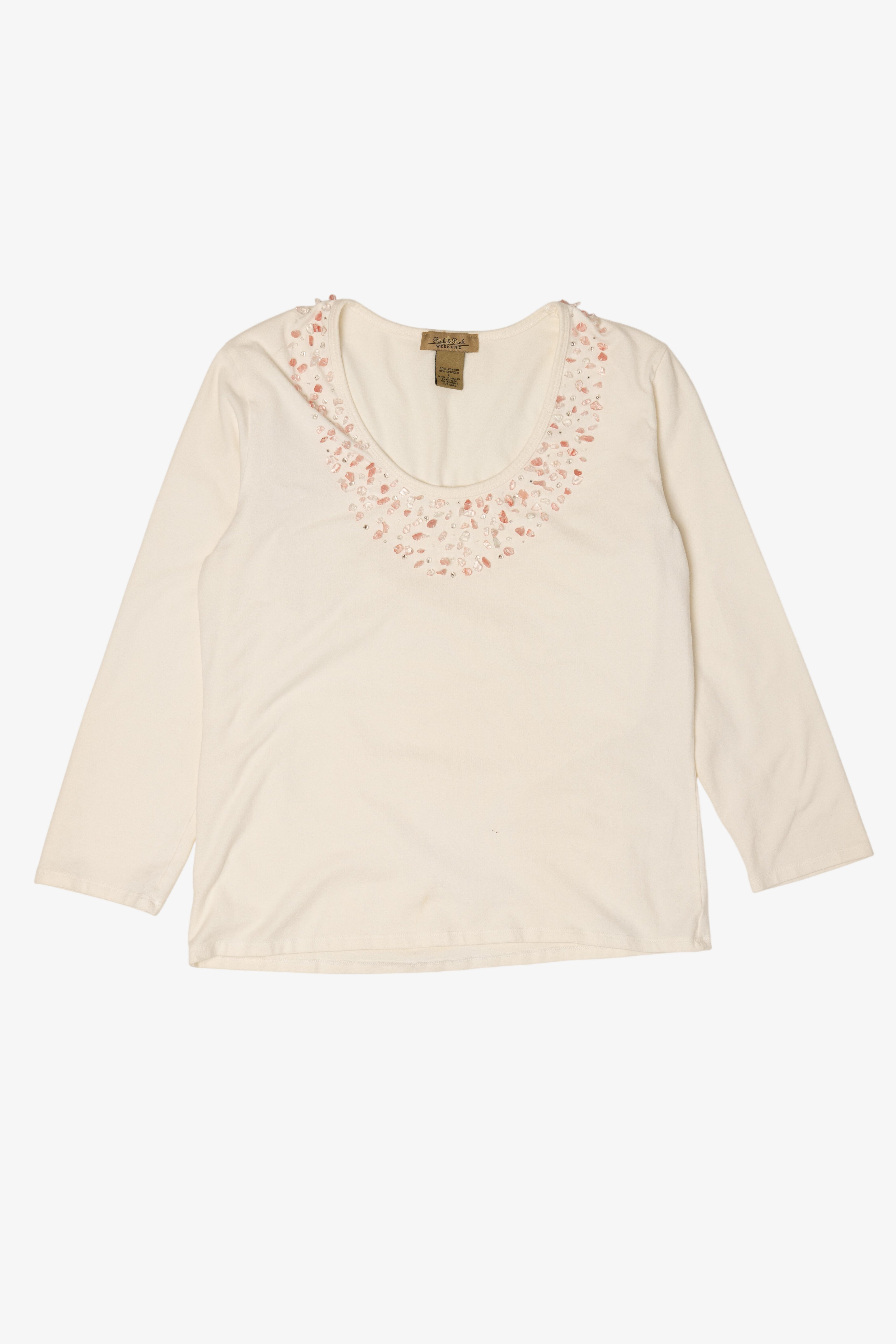 Peck & Peck Weekend Sequin Top (2000s)