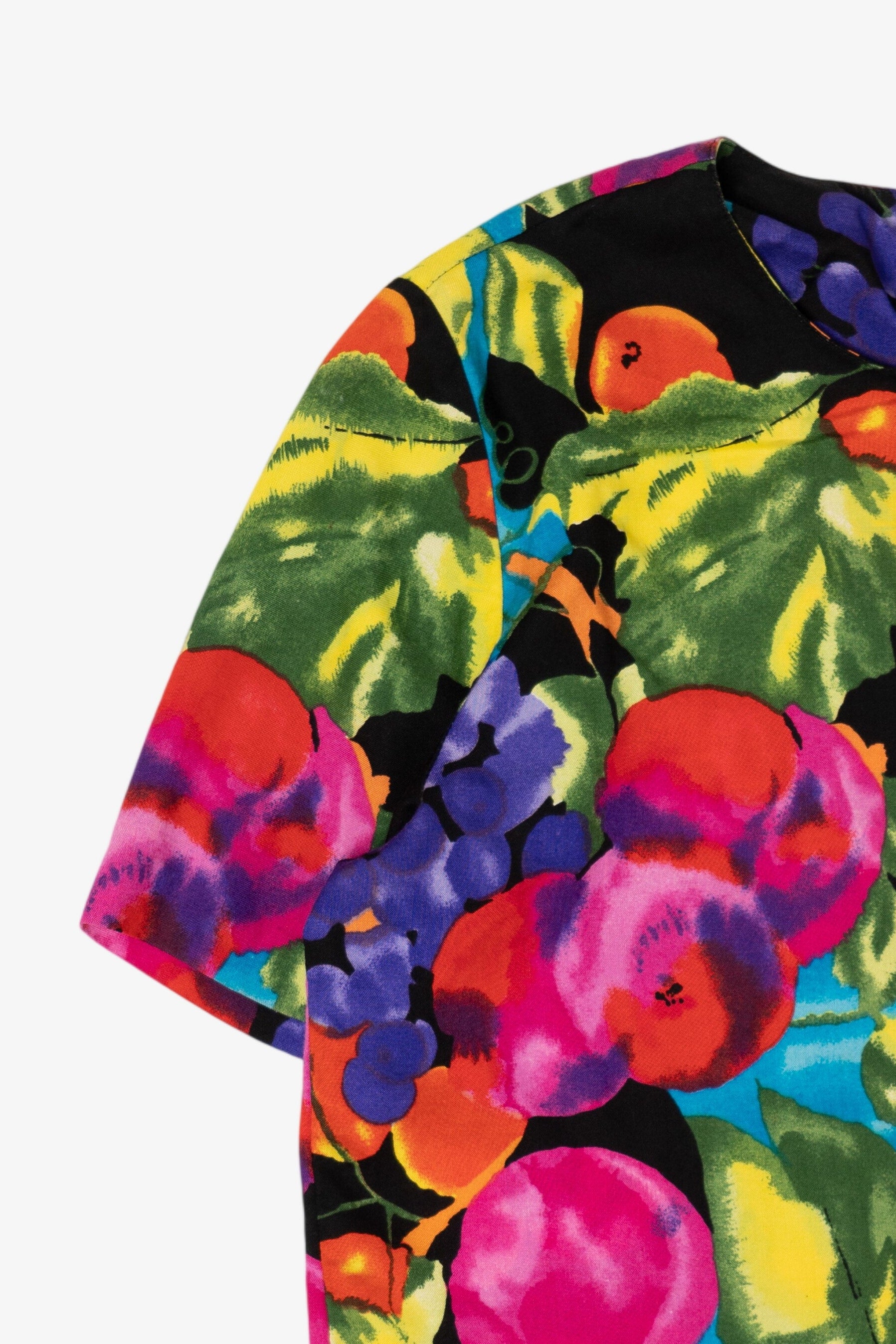 Vintage Colorful Fruits Norton McNaughton Blouse Top (1990s)