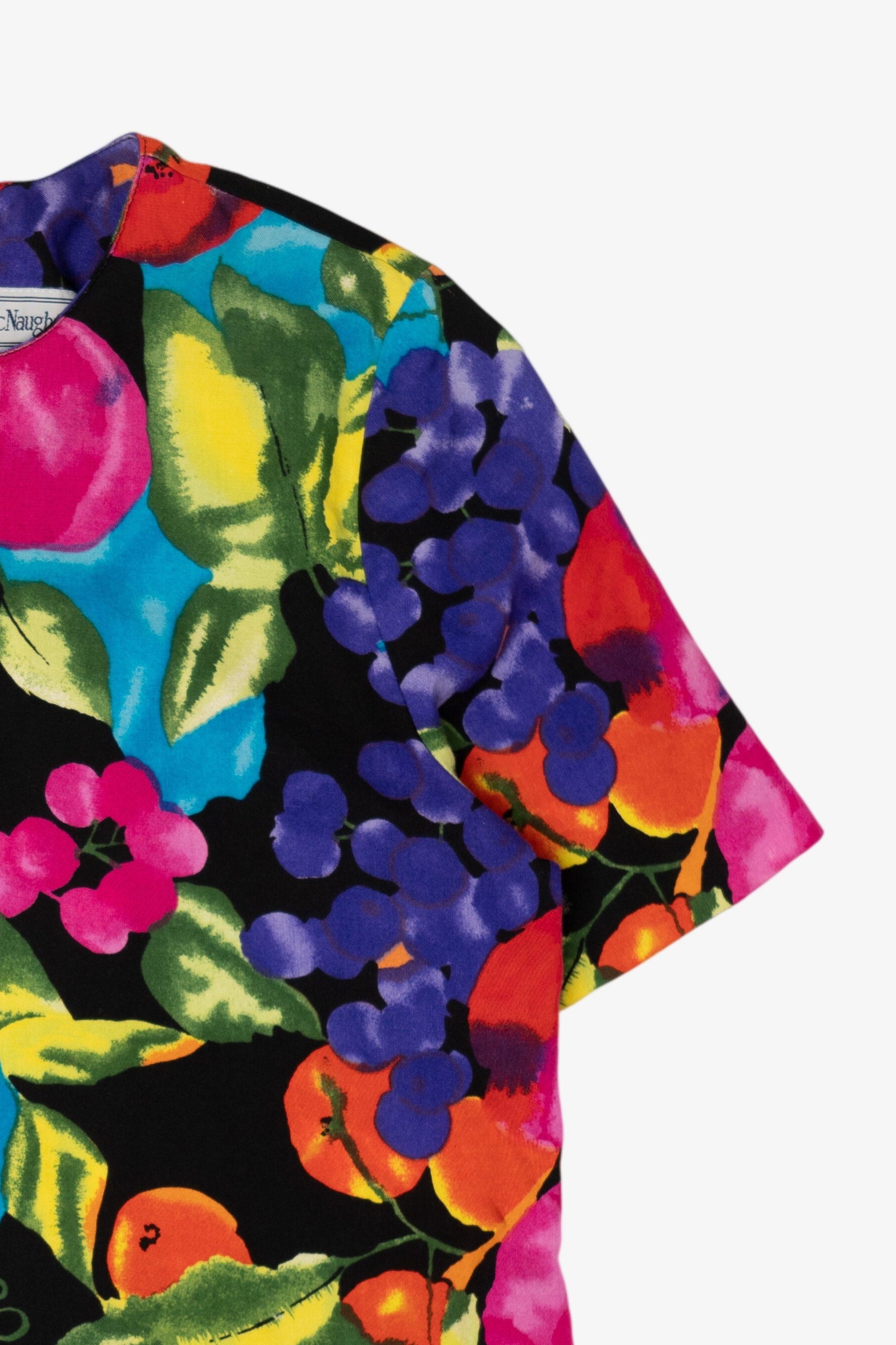 Vintage Colorful Fruits Norton McNaughton Blouse Top (1990s)