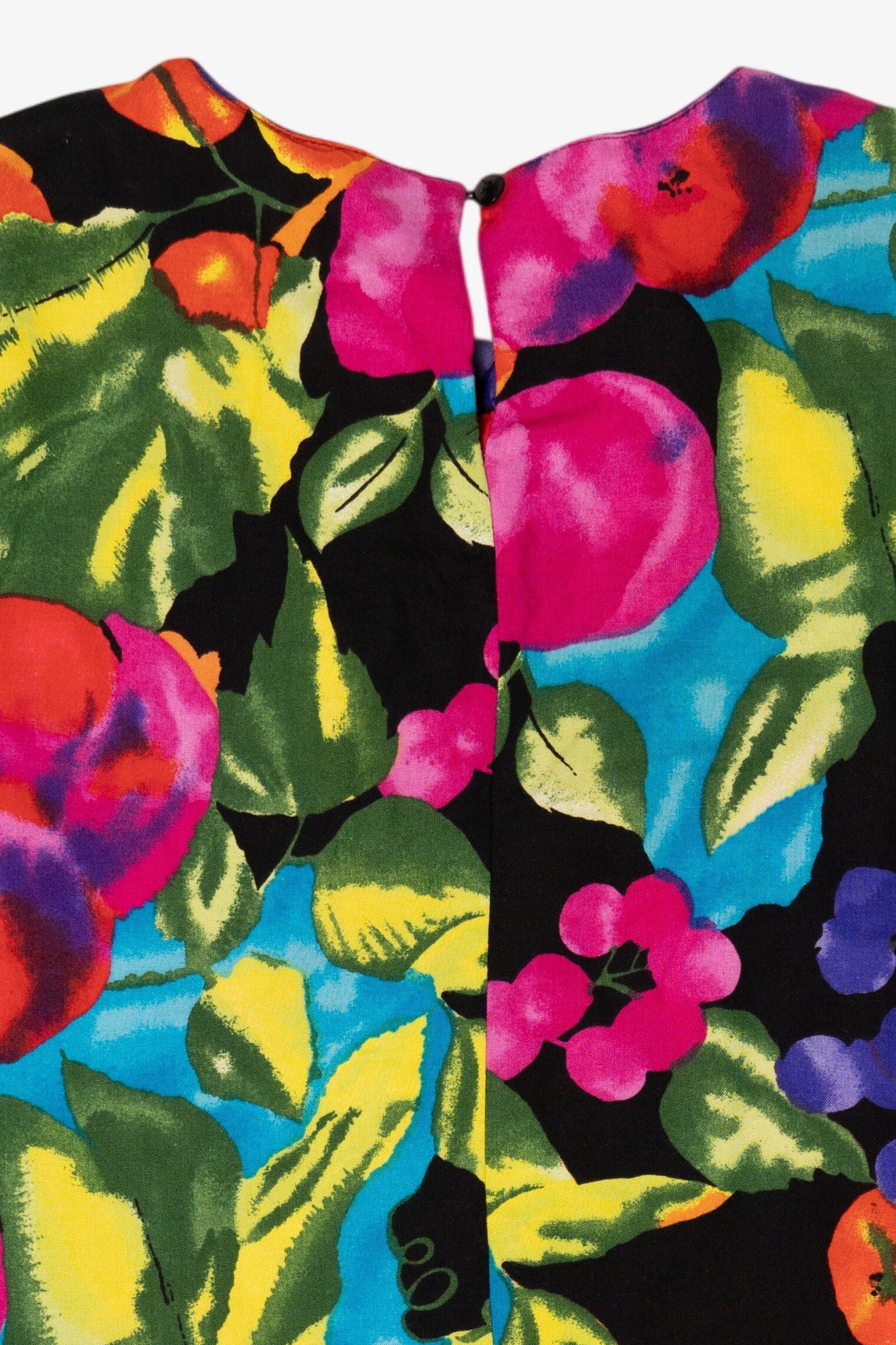 Vintage Colorful Fruits Norton McNaughton Blouse Top (1990s)