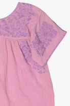 Pink Embroidered Lace J. Marie Blouse (2020s)