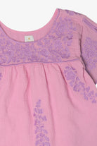 Pink Embroidered Lace J. Marie Blouse (2020s)