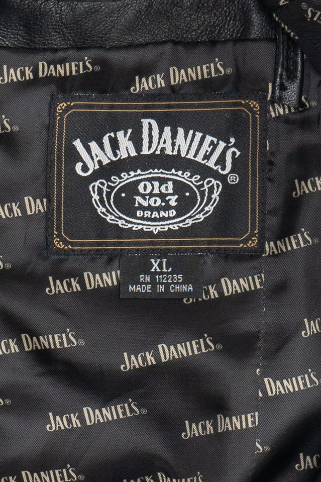 Vintage Jack Daniel's Leather Fringe Corset Top (2000s)
