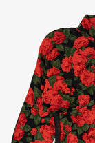 Vintage Red Roses Blouse (1990s)