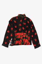 Vintage Red Roses Blouse (1990s)