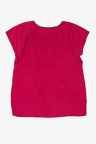 Pink Virgen de Gudalupe Embroidered Mexican Top (2010s)