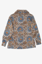Vintage Queen Casuals Paisley Pattern Pussycat Bow Blouse (1970s)