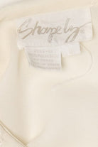 Vintage Ivory Floral Shapely Blouse (1980s)