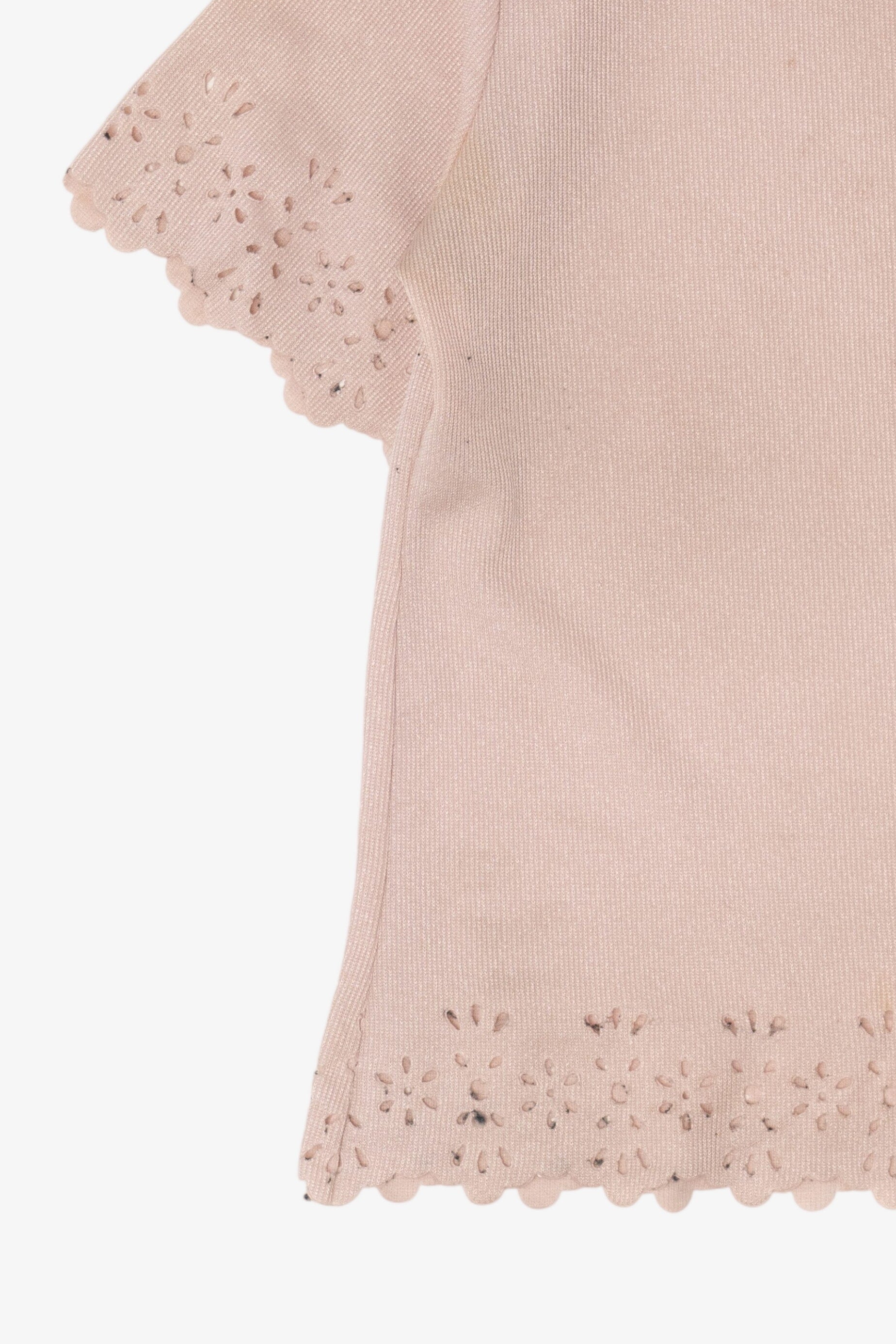 Vintage Light Pink Croft & Barrow Top (1990s)