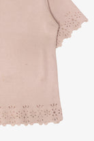 Vintage Light Pink Croft & Barrow Top (1990s)