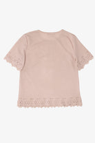 Vintage Light Pink Croft & Barrow Top (1990s)