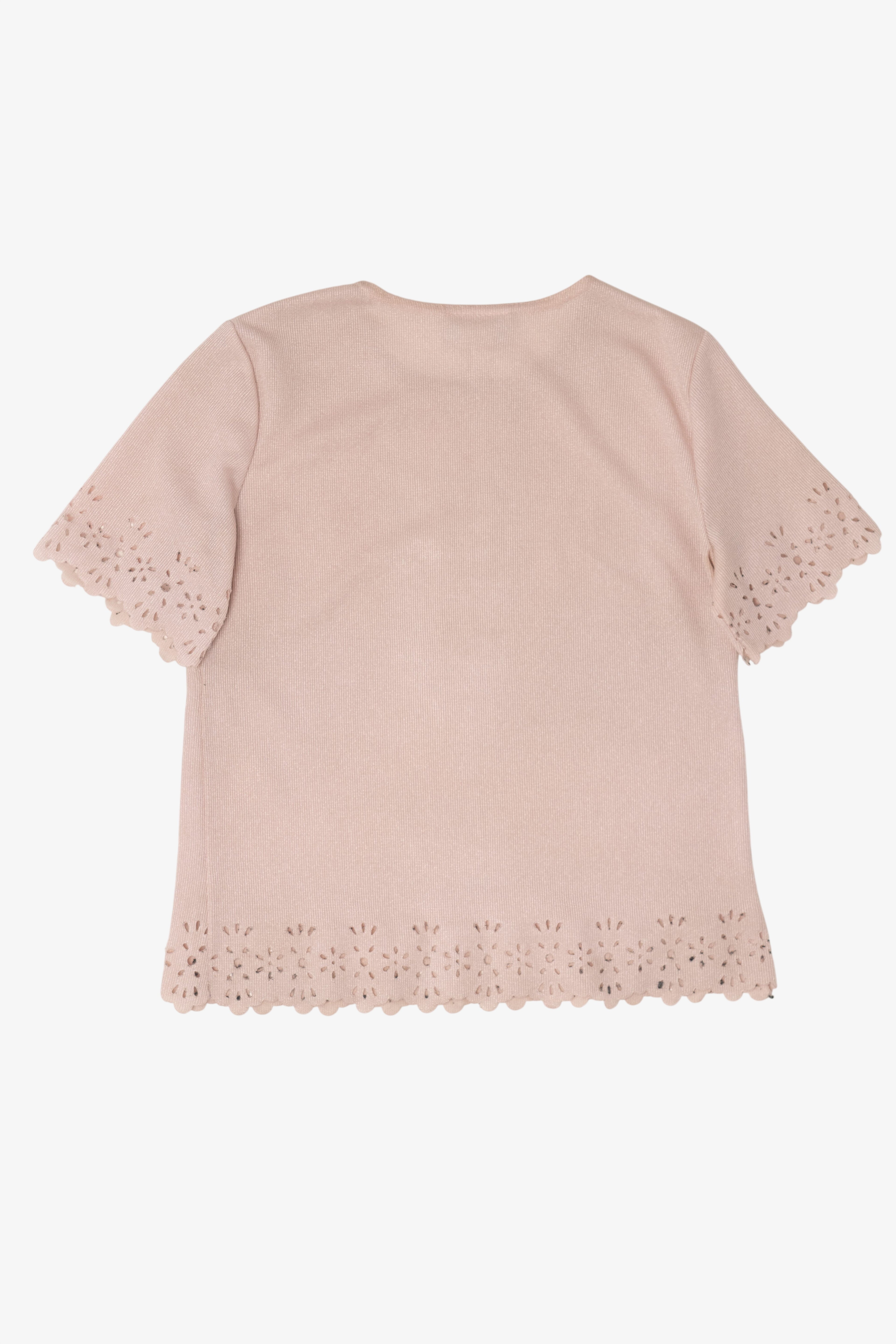 Vintage Light Pink Croft & Barrow Top (1990s)