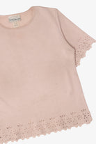 Vintage Light Pink Croft & Barrow Top (1990s)