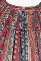 Prairie Puff Sleeve Semi-Sheer Top (1980s)