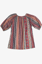 Prairie Puff Sleeve Semi-Sheer Top (1980s)