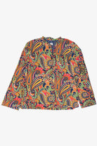 Vera Bradley Paisley Abstract Button Up Shirt (2010s)