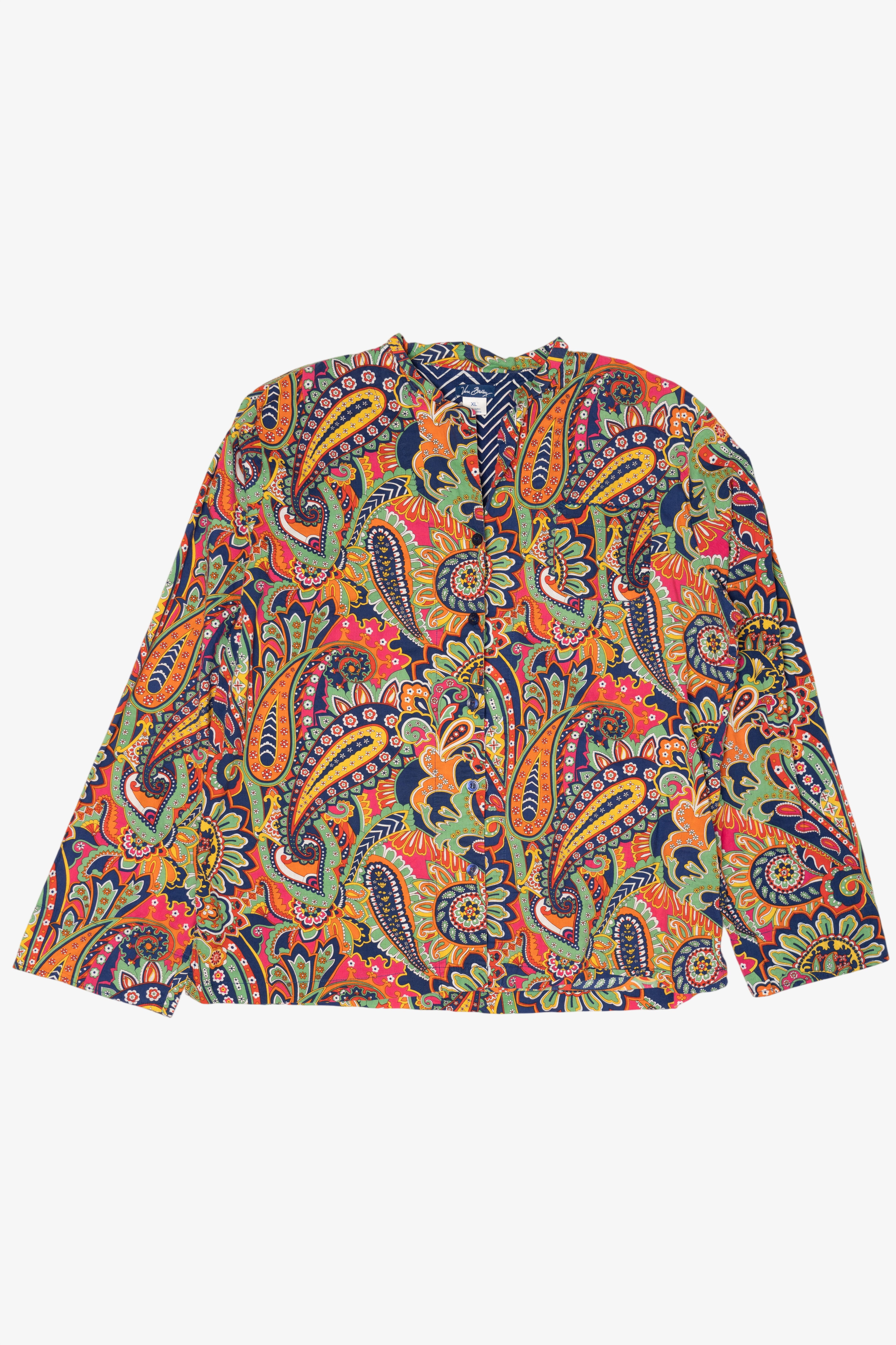 Vera Bradley Paisley Abstract Button Up Shirt (2010s)