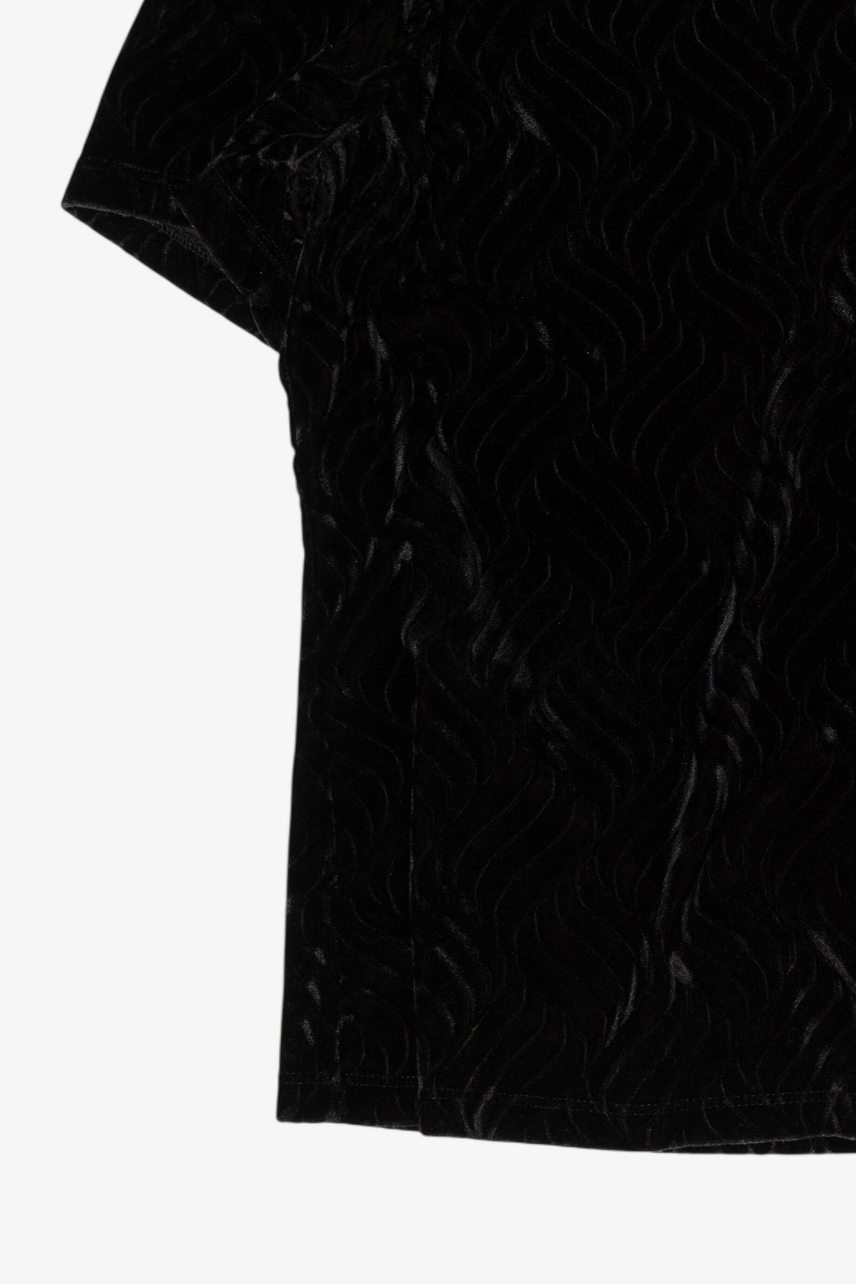 Vintage Black Gemilli Velvet Top (1990s)