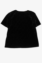 Vintage Black Gemilli Velvet Top (1990s)