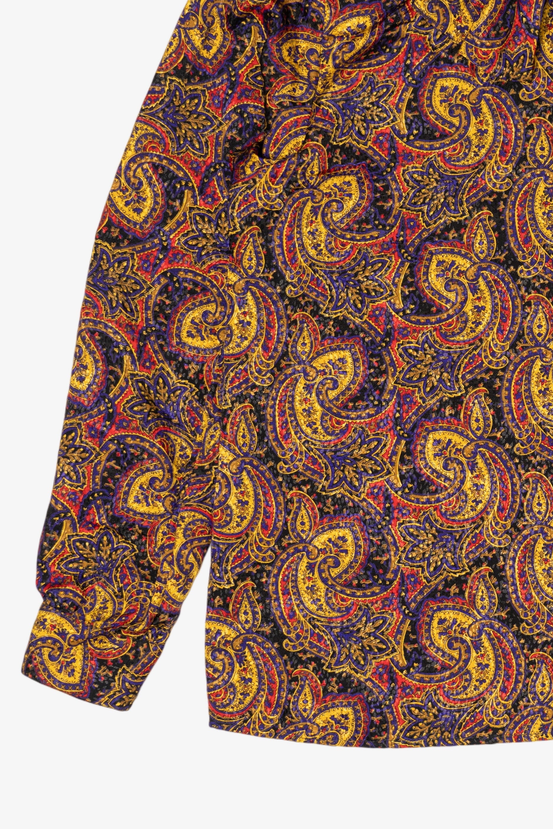 Vintage Worthington Paisley Pattern Blouse (1980s)