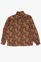 Vintage Worthington Paisley Pattern Blouse (1980s)