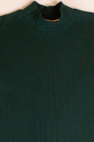 Vintage Ribbed Turtleneck Short Sleeve Top (1990s)