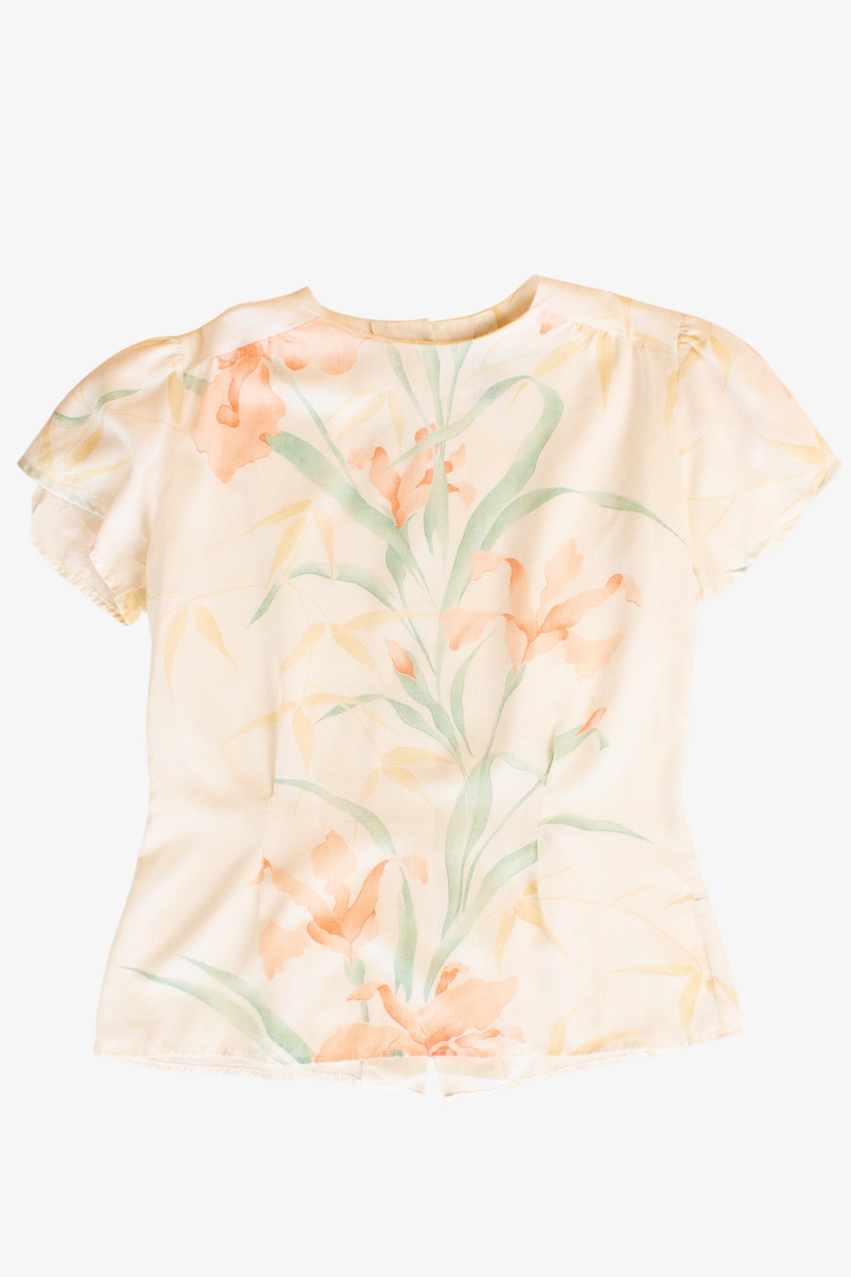 Vintage Watercolor Floral Back Button Blouse (1980s) – Ragstock