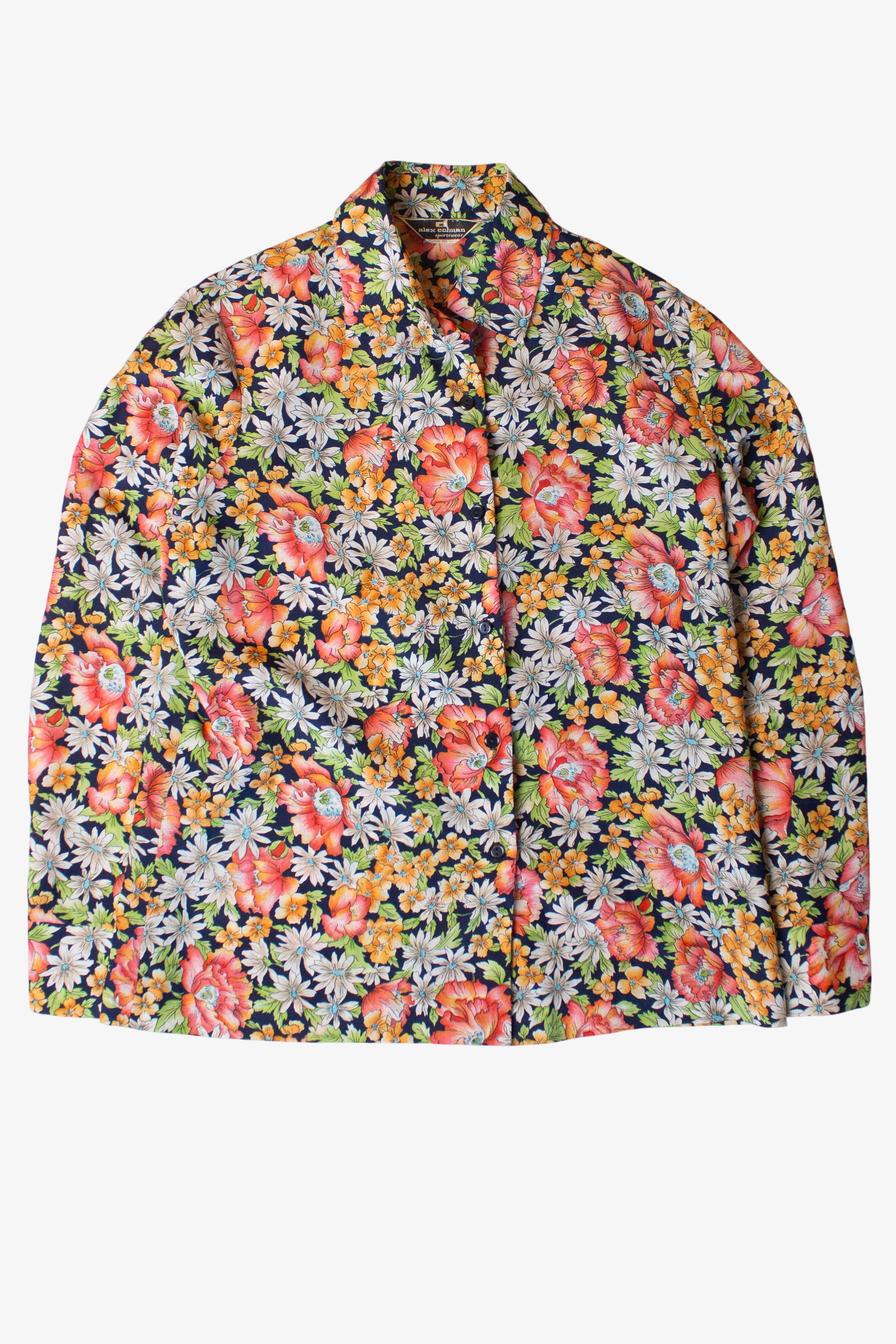 Vintage Floral Alex Colman Blouse (1960s)