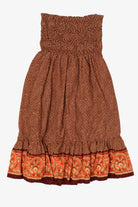 Vintage Mahogany Moda Int'l Tiered Ruffled Skirt (2000s)