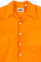Bright Orange Button Up Shirt