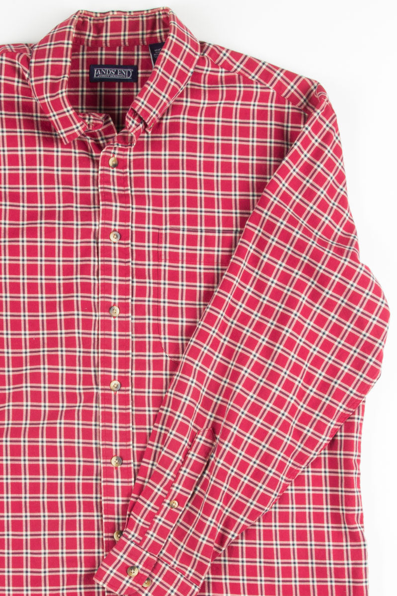 Red Plaid Button Up Shirt 3
