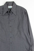 Black Plaid Button Up Shirt