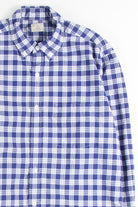 Blue Plaid Button Up Shirt 7