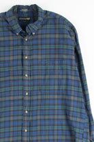 Blue Plaid Button Up Shirt 6