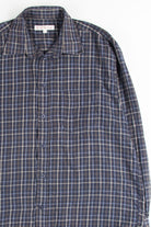 Blue Plaid Button Up Shirt 9