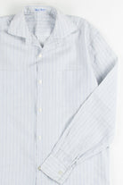 Blue Striped Button Up Shirt 1