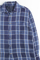 Blue Plaid Button Up Shirt 5