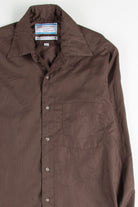 Brown Button Up Shirt 1