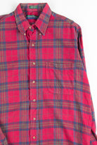 Red Plaid Flannel Shirt