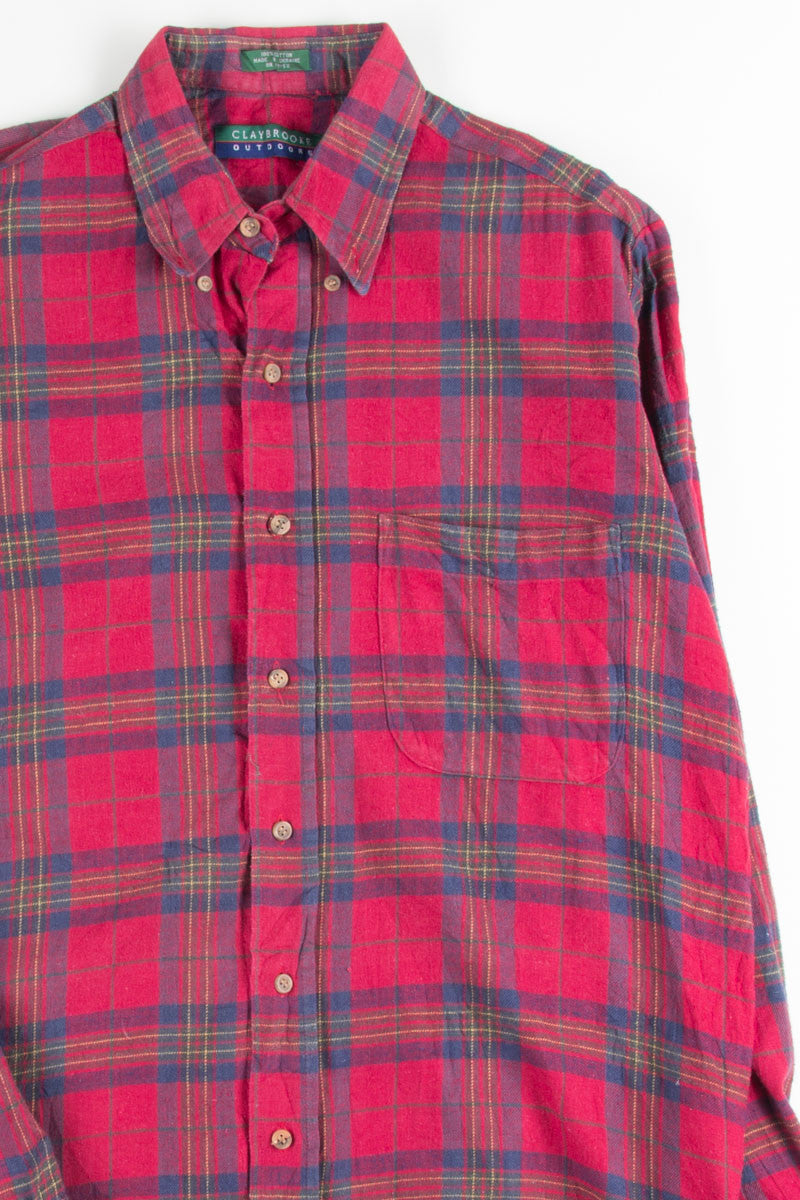 Red Plaid Flannel Shirt