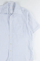 White Striped Button Up Shirt
