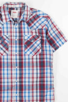 Blue & Red Plaid Levi's Button up Shirt
