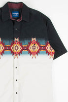Wrangler Southwestern Stripe Button Up Shirt