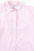 Lacy Pink Striped Button Up Shirt