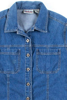 Short Sleeve Denim Button Up Shirt